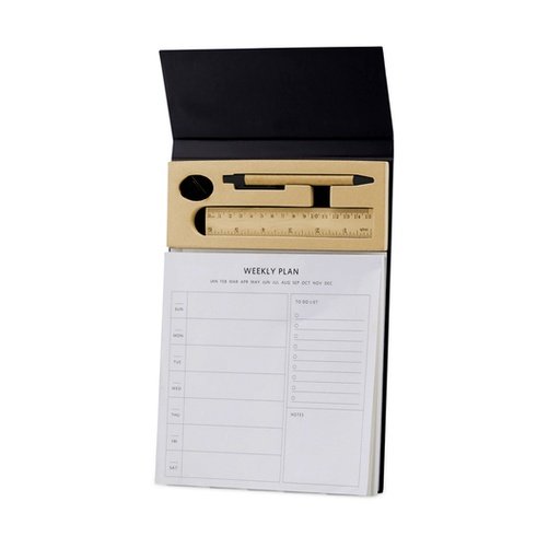 A4 Weekly Desk Planner with Pen, Ruler and U-clips.jpg