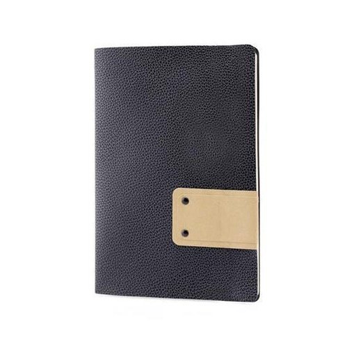 A5 Leatherette Journal - Black.jpg