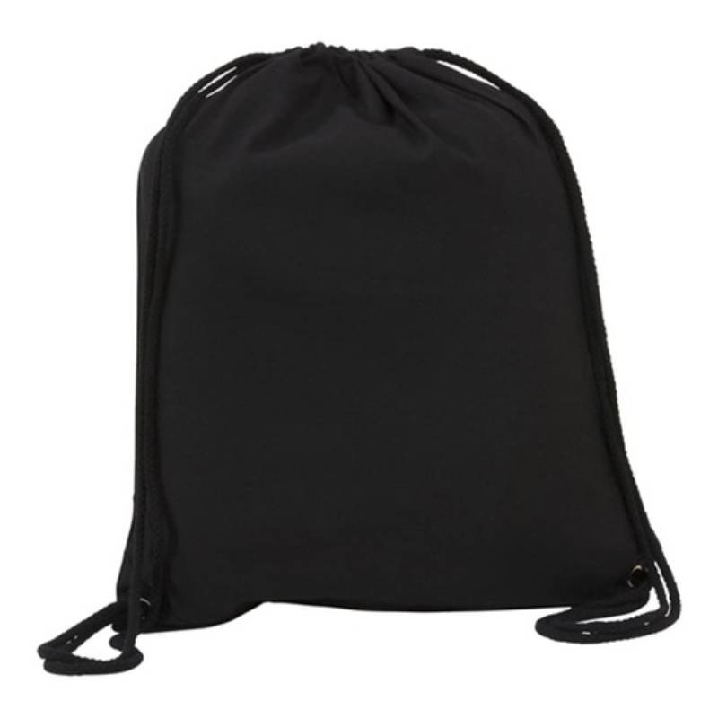 Eco-neutral Cotton Drawstring bag 240GSM - Black_resized