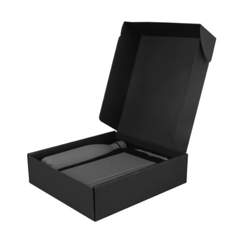 Giftology Set of Stainless Bottle, Notebook and Pen _resized
