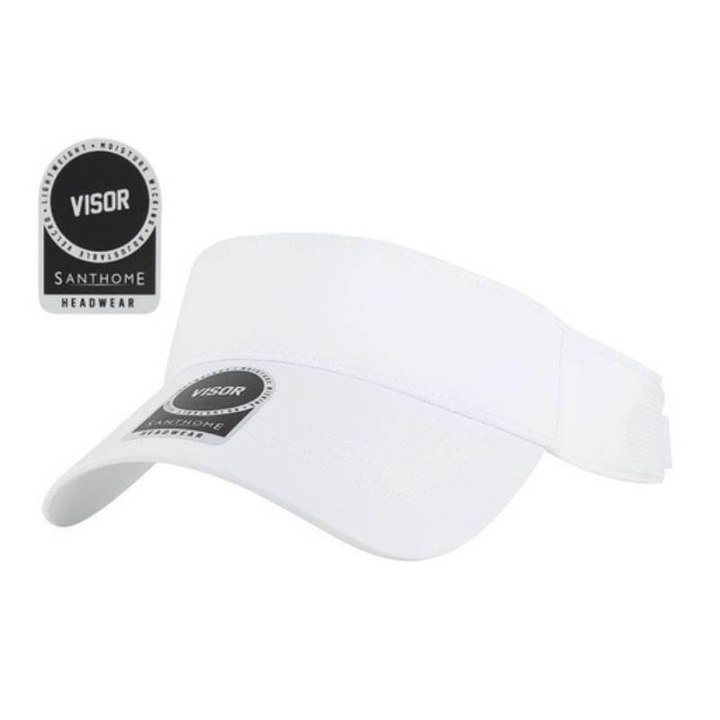 Santhome® Visor Cap - White_resized